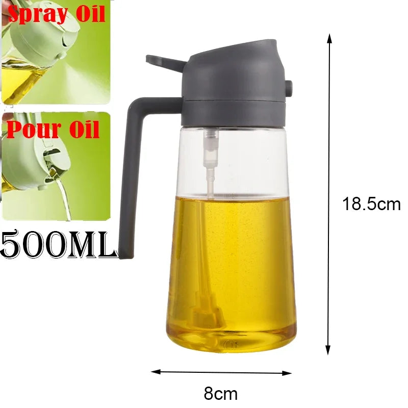 Borrifador de Azeite 2 em 1 (Spray e Fio) 500 ml – foto 10