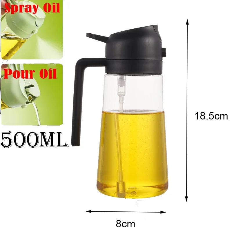 Borrifador de Azeite 2 em 1 (Spray e Fio) 500 ml – foto 7