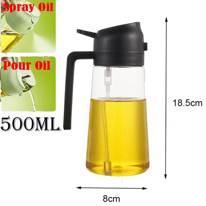Borrifador de Azeite 2 em 1 (Spray e Fio) 500 ml – foto 7