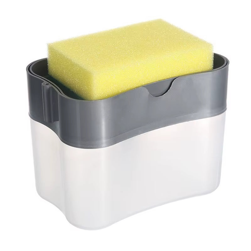 Porta-Detergente com Dosador e Suporte para Esponja 2 em 1 – foto 8