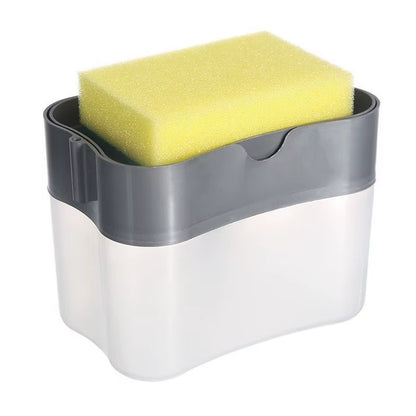Porta-Detergente com Dosador e Suporte para Esponja 2 em 1 – foto 8