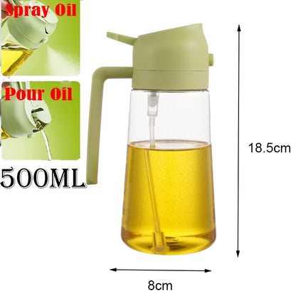 Borrifador de Azeite 2 em 1 (Spray e Fio) 500 ml – foto 8