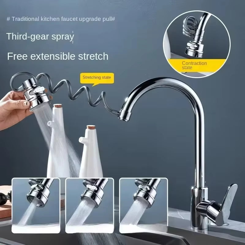 Extensor de Torneira Giratório 360° com 3 Modos de Jato – foto 3