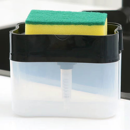 Porta-Detergente com Dosador e Suporte para Esponja 2 em 1 – foto 6