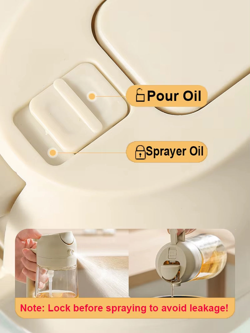 Borrifador de Azeite 2 em 1 (Spray e Fio) 500 ml – foto 2