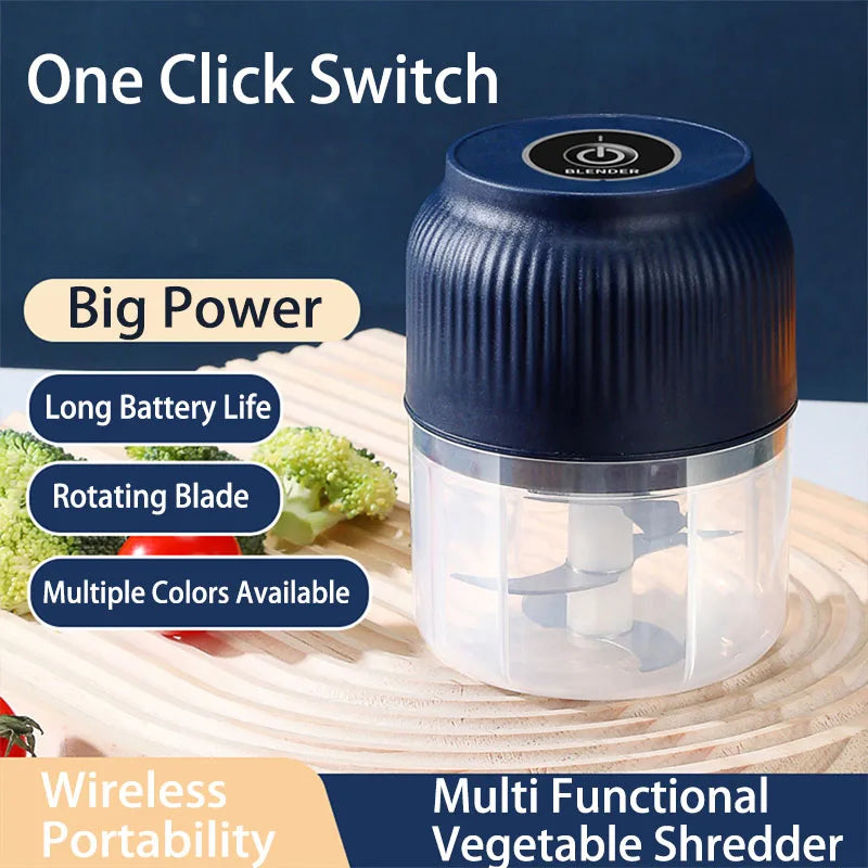 Mini Processador Elétrico Recarregável USB 250 ml – foto 2